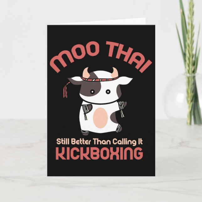 Rolig Muay Thai Moo Thai kickboxning  Kort (Framsida)