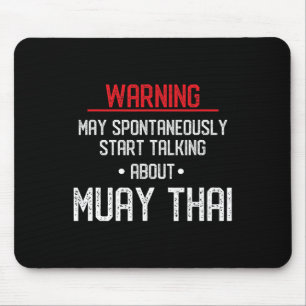 Rolig Muay Thai-varning - Nak Muay, Kickboxning Gi Musmatta