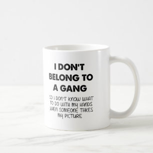 Rolig Mugg för Gangsterfoton