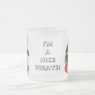 Rolig mugg för gullig för piratraccoonanime kawa