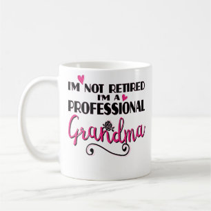 Rolig mugg för kaffe för pensiongåva mormor avg