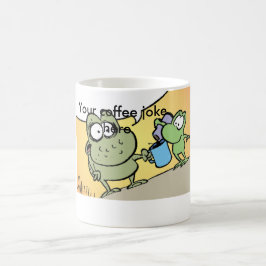Rolig mugg för kaffeskämttecknad