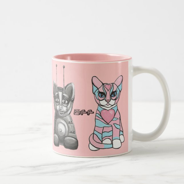 Rolig mugg för kattbästa vänför evigt (Höger)