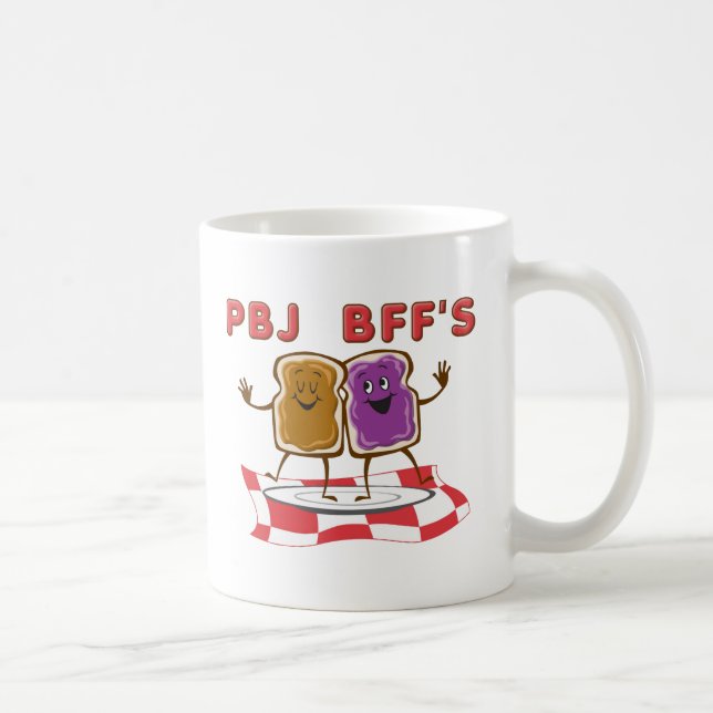 Rolig mugg för PBJ BFF (Höger)