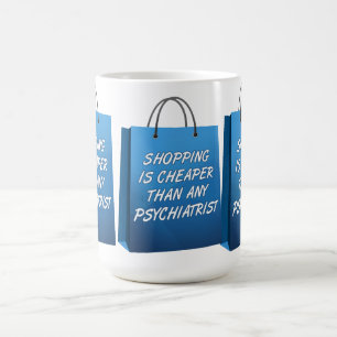 Rolig Mugg för Shoppingterapi