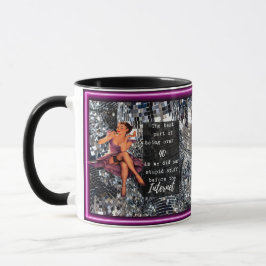 Rolig mugg kaffe bästa vän present "Över 40"