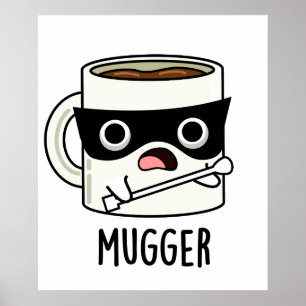 Rolig Mugg Puns Poster