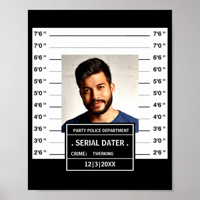 Rolig Mugshot Ster  Poster (Framsidan)