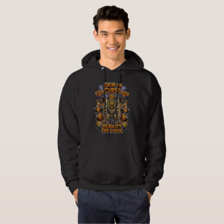 Rolig Mummi Gym Halloween Lejon Lyft Grafisk Tröja Hoodie