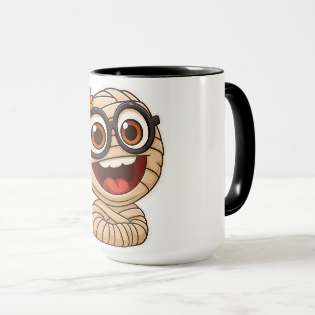 Rolig Mummydekal Mugg (Framsida höger)