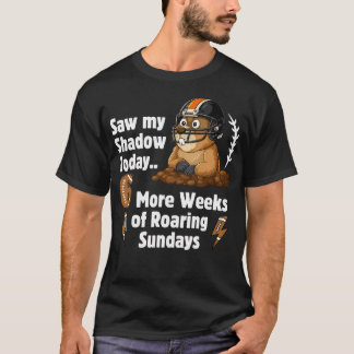 Rolig Murmeldjur Sex Mer Veckor Av Råmande Söndaga T Shirt
