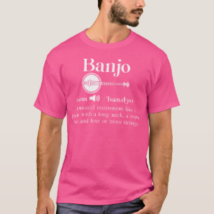 Rolig musik Banjo Substantiv Definition För Orkest T Shirt