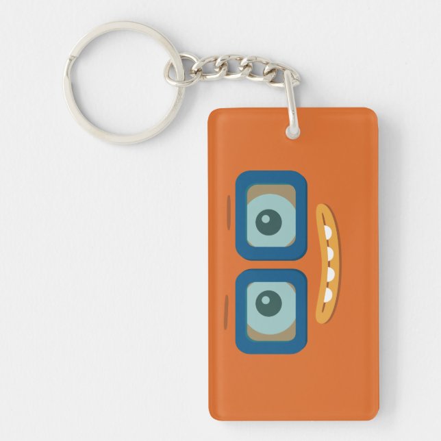 Rolig musikbandorange Keychain för BBSS (Framsidan)