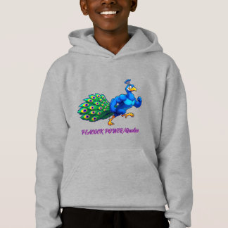 Rolig muskulös påfågelskartong t shirt