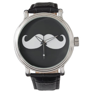 Rolig mustasch armbandsur