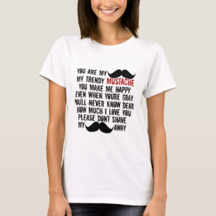 Rolig mustaschMoustachesång Tee