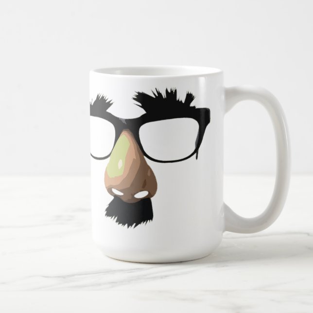 Rolig mustaschmugg kaffemugg (Höger)
