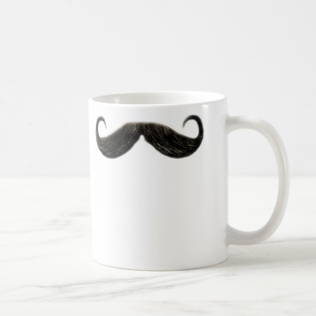 rolig mustaschmugg kaffemugg (Höger)