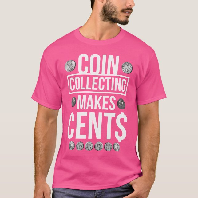 Rolig Myntinsamling Gör Vinst T Shirt (Framsida)