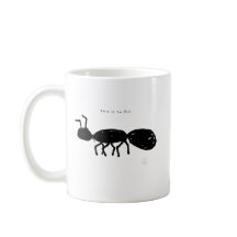 Rolig myr-mugg -  Dåligt ritad djurpresent