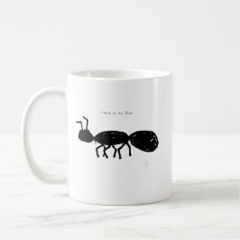 Rolig myr-mugg -  Dåligt ritad djurpresent Kaffemugg