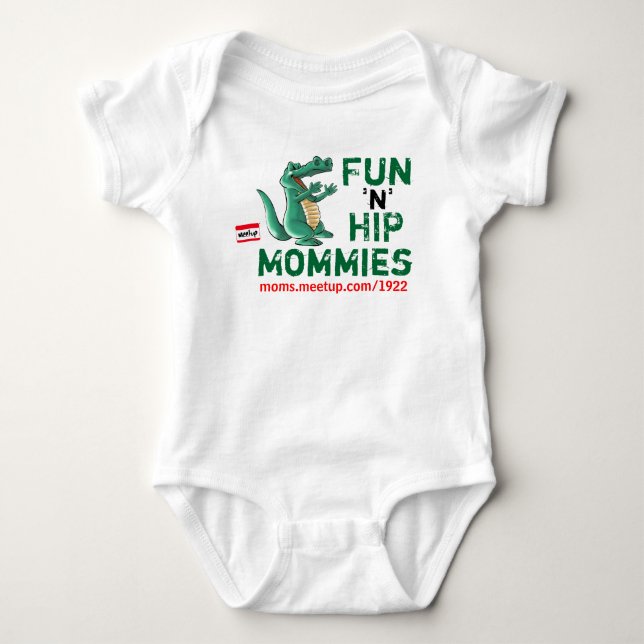 rolig n skräddarsy höftmammor för 6-12 månad - tee shirt (Framsida)