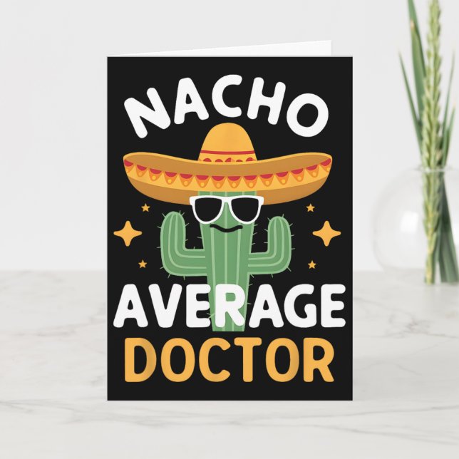 Rolig Nacho Genomsnittlig Doktor Cinco De Mayo Mex Kort (Framsida)