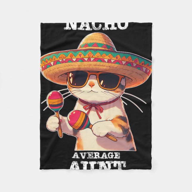 Rolig Nacho Genomsnittlig Faster Cinco De Mayo Mex Fleecefilt (Framsidan)