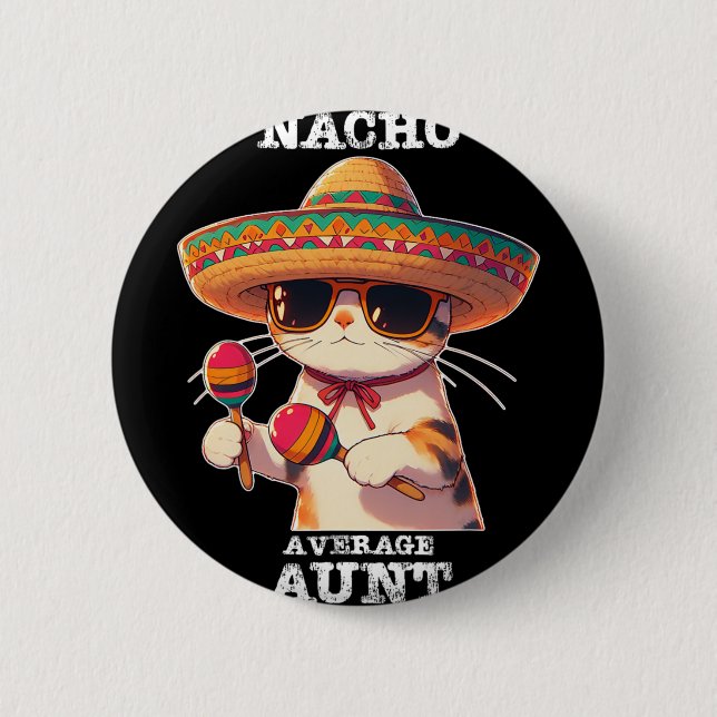 Rolig Nacho Genomsnittlig Faster Cinco De Mayo Mex Knapp (Framsida)
