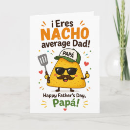 Rolig Nacho Genomsnittlig Pappa Tvåspråkig Fars Da Kort