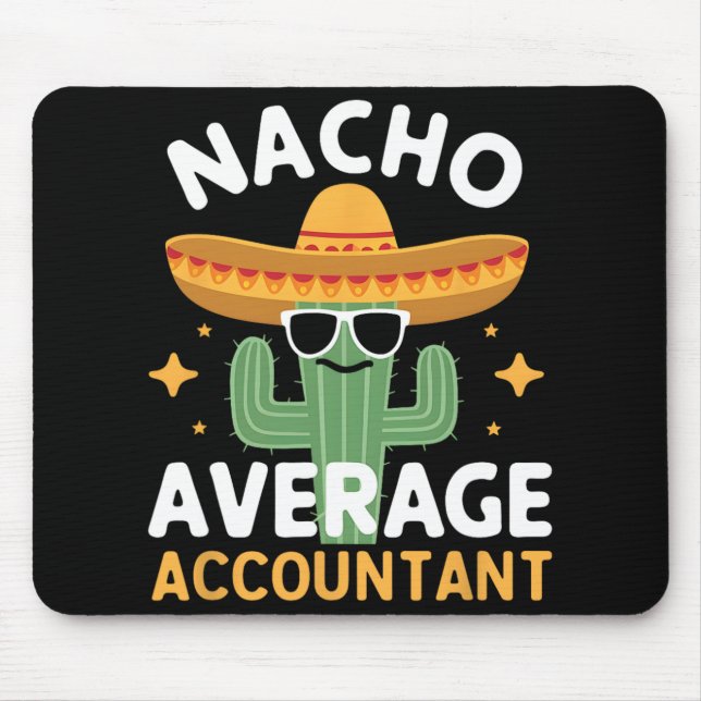 Rolig Nacho Genomsnittlig Redovisning Cincomay Mex Musmatta (Framsidan)