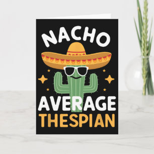 Rolig Nacho Genomsnittlig Thespian Cinco De Mayo M Kort