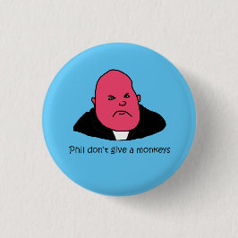 Rolig nålknapp för Phil Mitchell Knapp