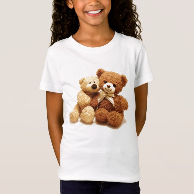 Rolig nalle t-shirt (Framsida)