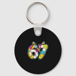 Rolig Nana 67 Glassdricks Meme Six Seven Gen Al Nyckelring