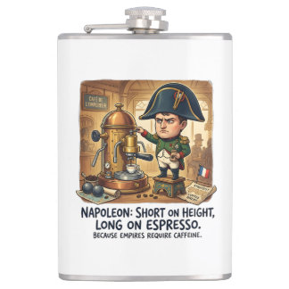 Rolig Napoleon Kaffe Karikatyr - Kort i längd Fickplunta