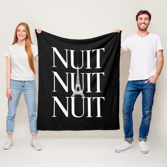 Rolig Natt Natt Fleecefilt (På plats)