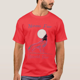 Rolig Neon Varulv T Shirt