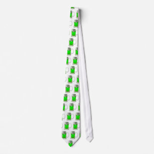 Rolig neongrön öl St. Patricks dag Slips