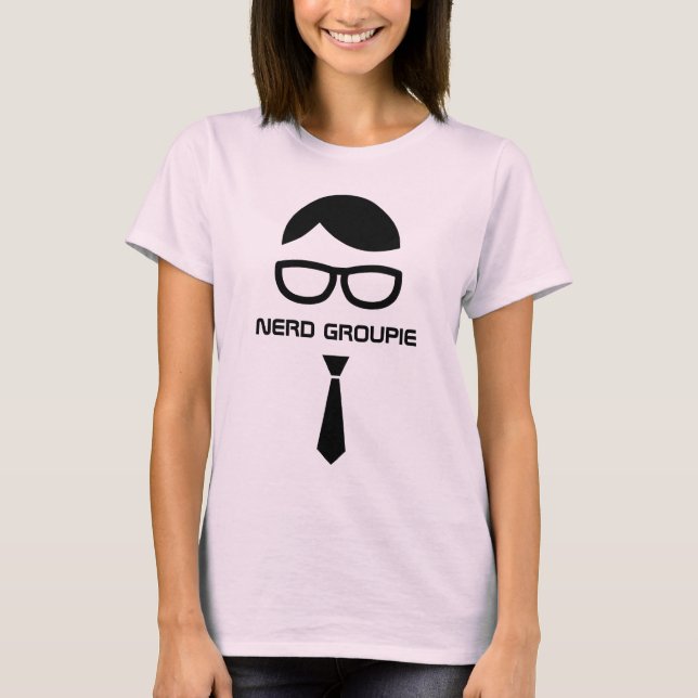 Rolig NerdGroupie Tröja (Framsida)
