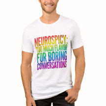 Rolig Neurospicy Citat Tröja - ADHD Autism Regnbåg