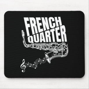 Rolig New Orleans Mardi Gras Jazz Saxofon Musmatta