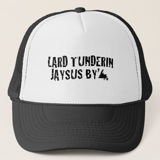 Rolig Newfie Slang Truckerkeps (Framsida)