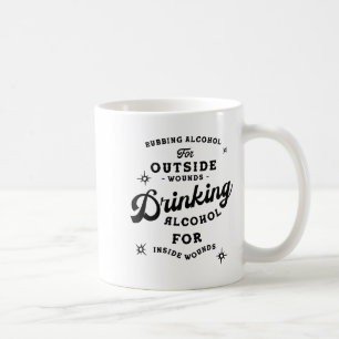 Rolig Nick Miller Citat T-shirt_ Alkohol Citat Ny  Kaffemugg