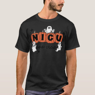 Rolig NICU Boo Crew Sjuksköterska Halloween T Shirt