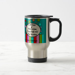 Rolig NICU-sjuksköterskatravel mug "kaffe och Resemugg