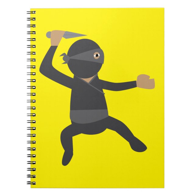 Rolig Ninja Anteckningsbok (Framsidan)