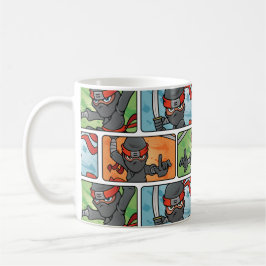 Rolig Ninja design Kaffemugg