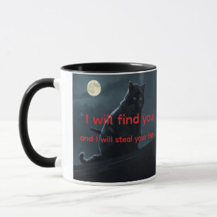 Rolig Ninja Katt Meme Anpassningsbar Kaffe Mugg