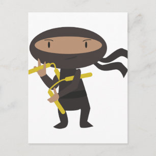 Rolig Ninja Vykort